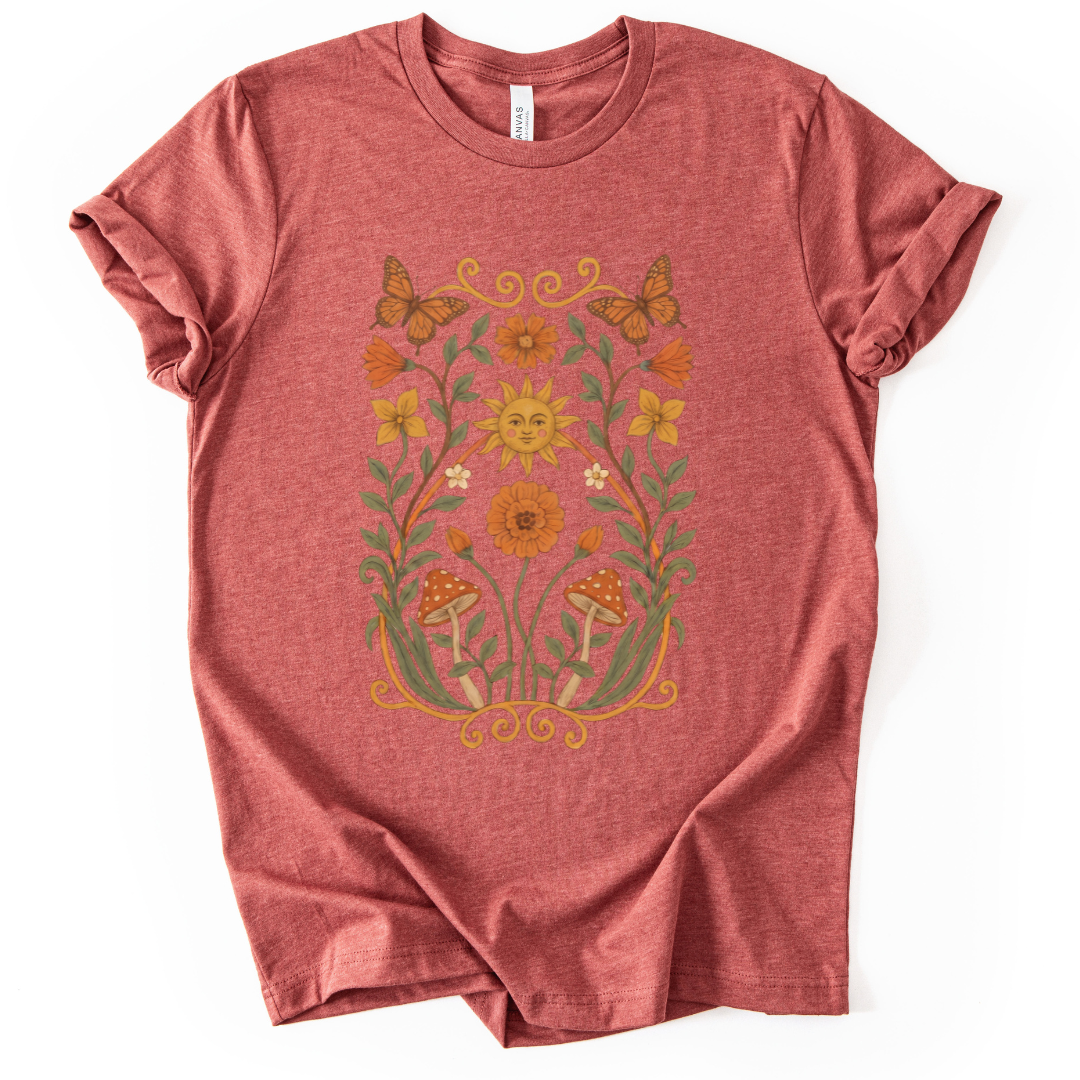 Golden Butterfly - Bella Canvas Super Soft Standard Fit T Shirt