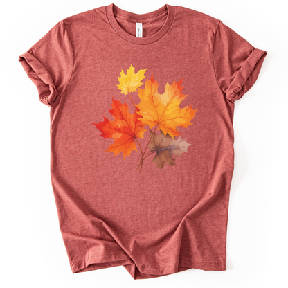 Autumn Leaves - Bella Canvas Super Soft T Shirt