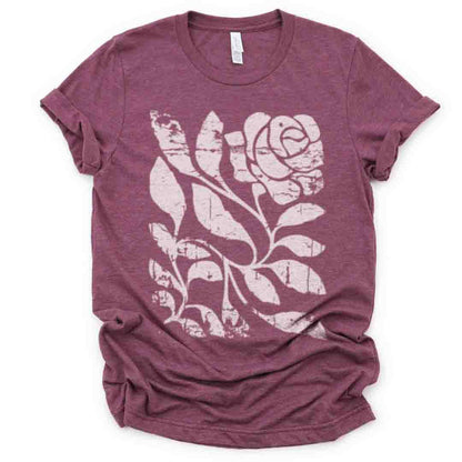 Twisted Vintage Rose  - Bella Canvas Super Soft T Shirt