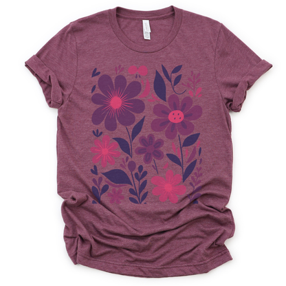 Floral Riot - Bella Canvas Super Soft T Shirt