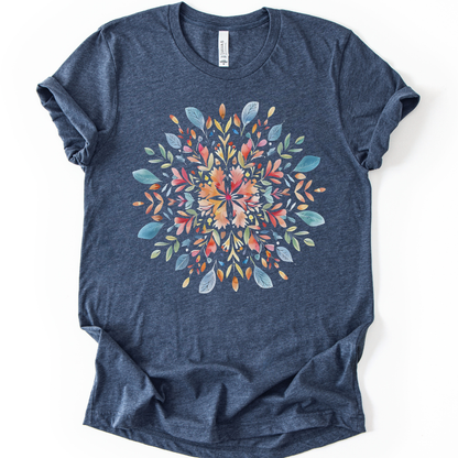 Plant Mandala - Bella Canvas Super Soft Standard Fit T Shirt