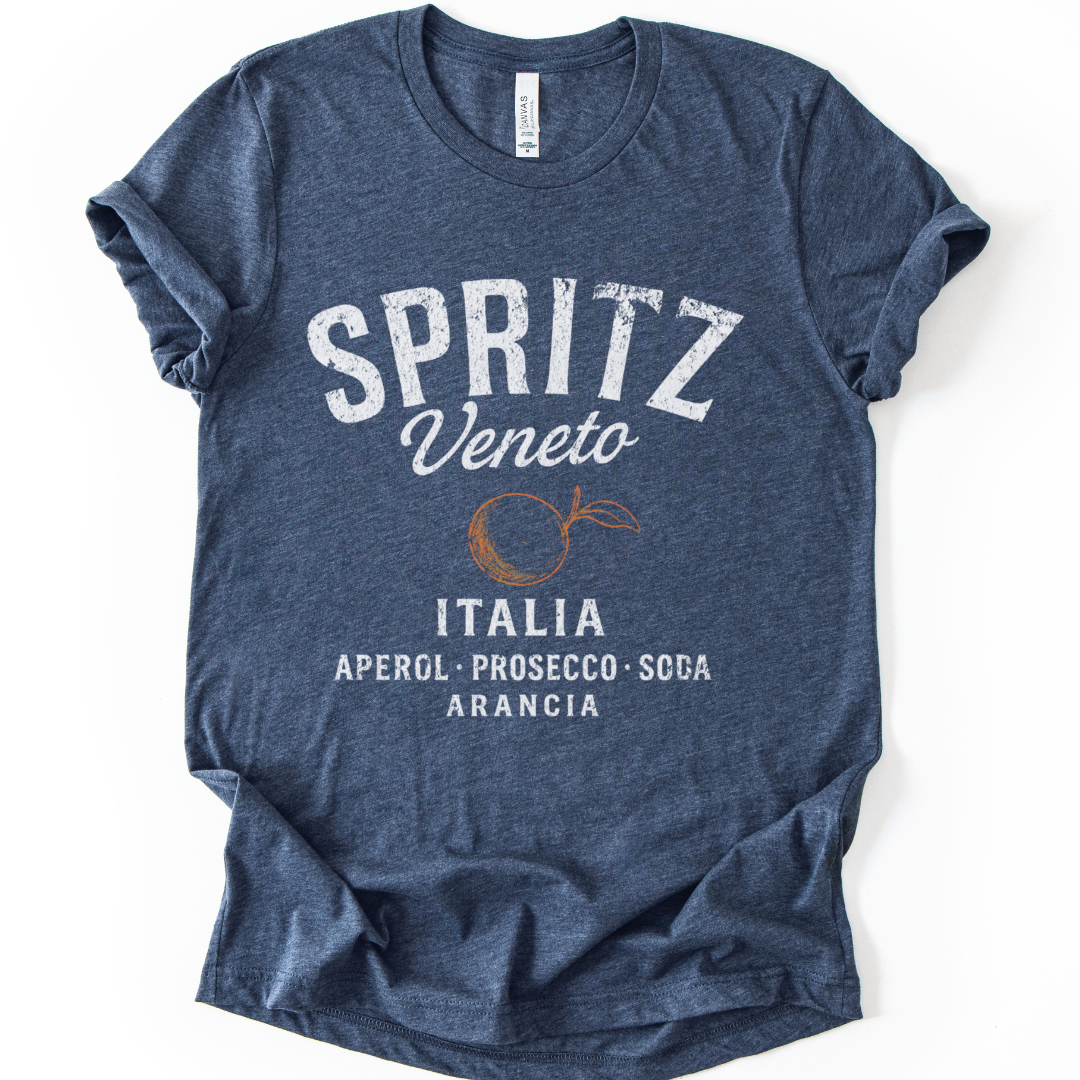 Spritz Vintage Print - Bella Canvas Super Soft Straight Cut T shirt