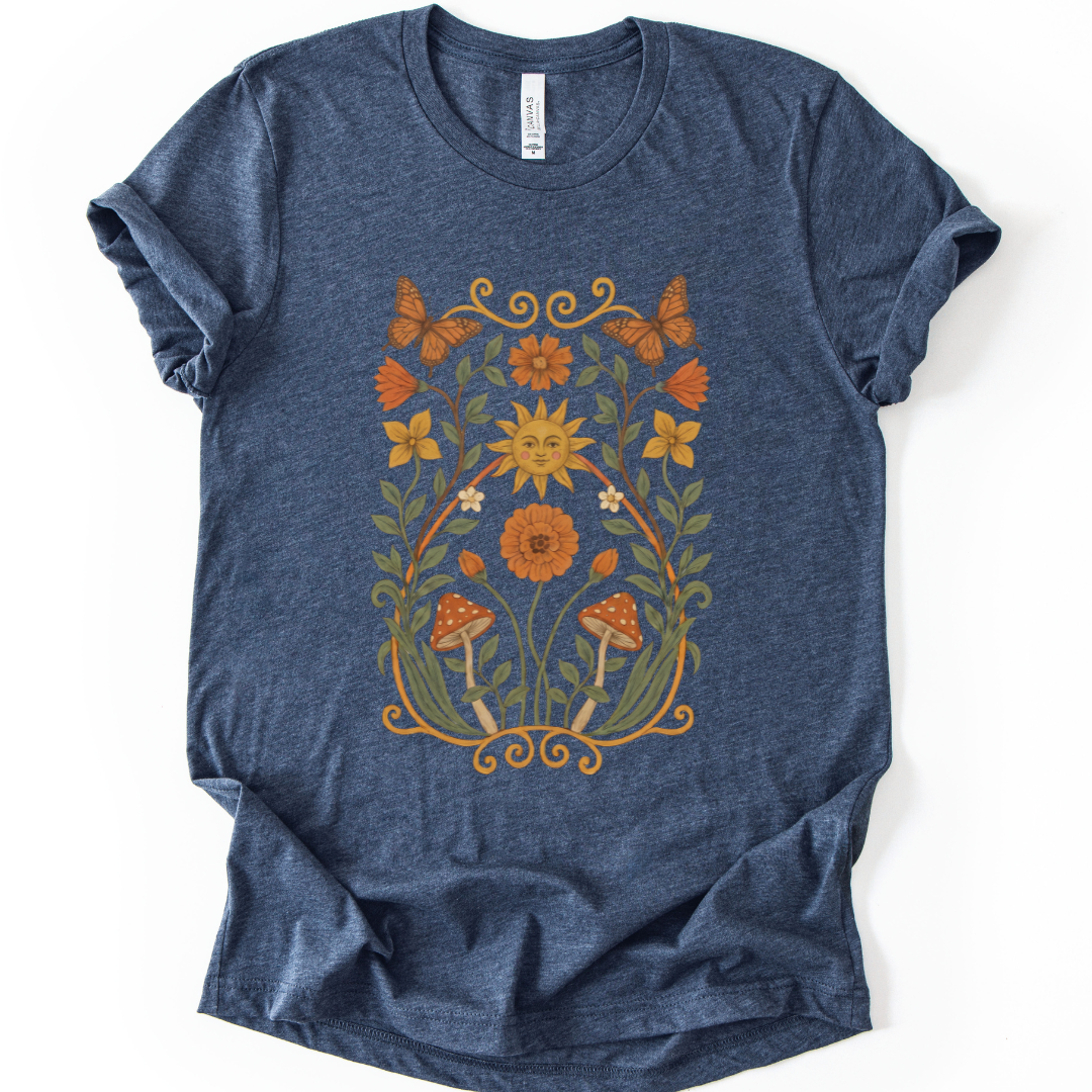 Golden Butterfly - Bella Canvas Super Soft Standard Fit T Shirt