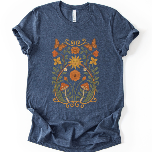 Golden Butterfly - Bella Canvas Super Soft Standard Fit T Shirt
