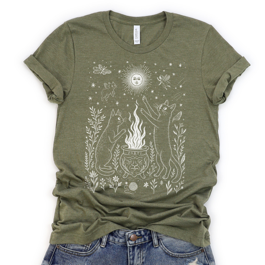 Midnight Meowgic - Bella Canvas Super Soft T Shirt