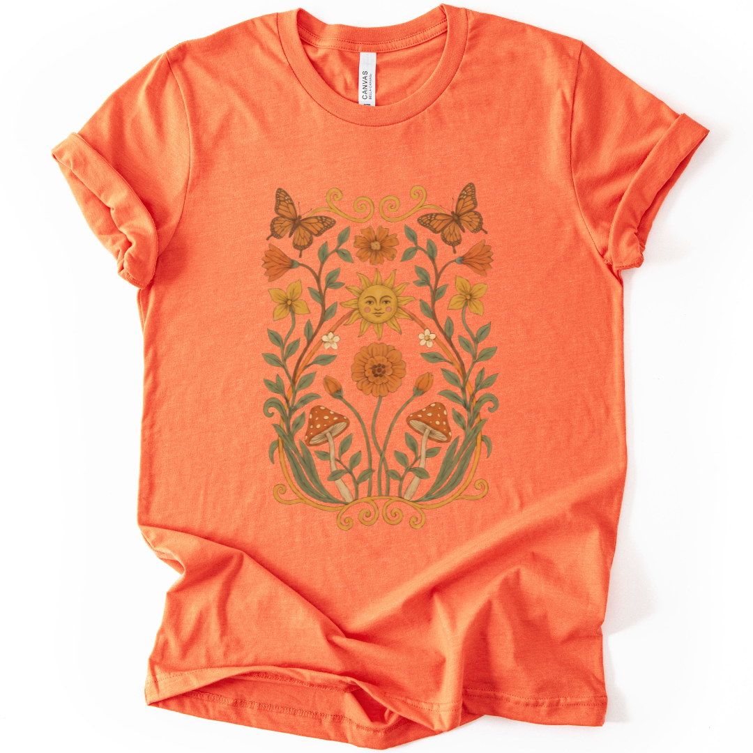 Golden Butterfly - Bella Canvas Super Soft Standard Fit T Shirt