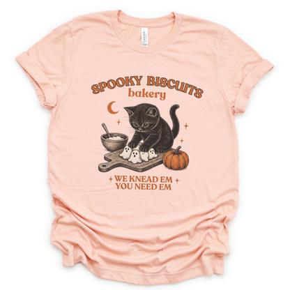 Spooky Biscuit Bakery - Bella Canvas Super Soft Straight Cut T shirt