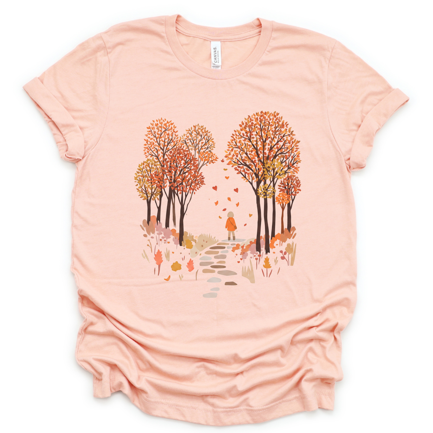 Autumn Walks - Bella Canvas Super Soft Straight Cut T shirt