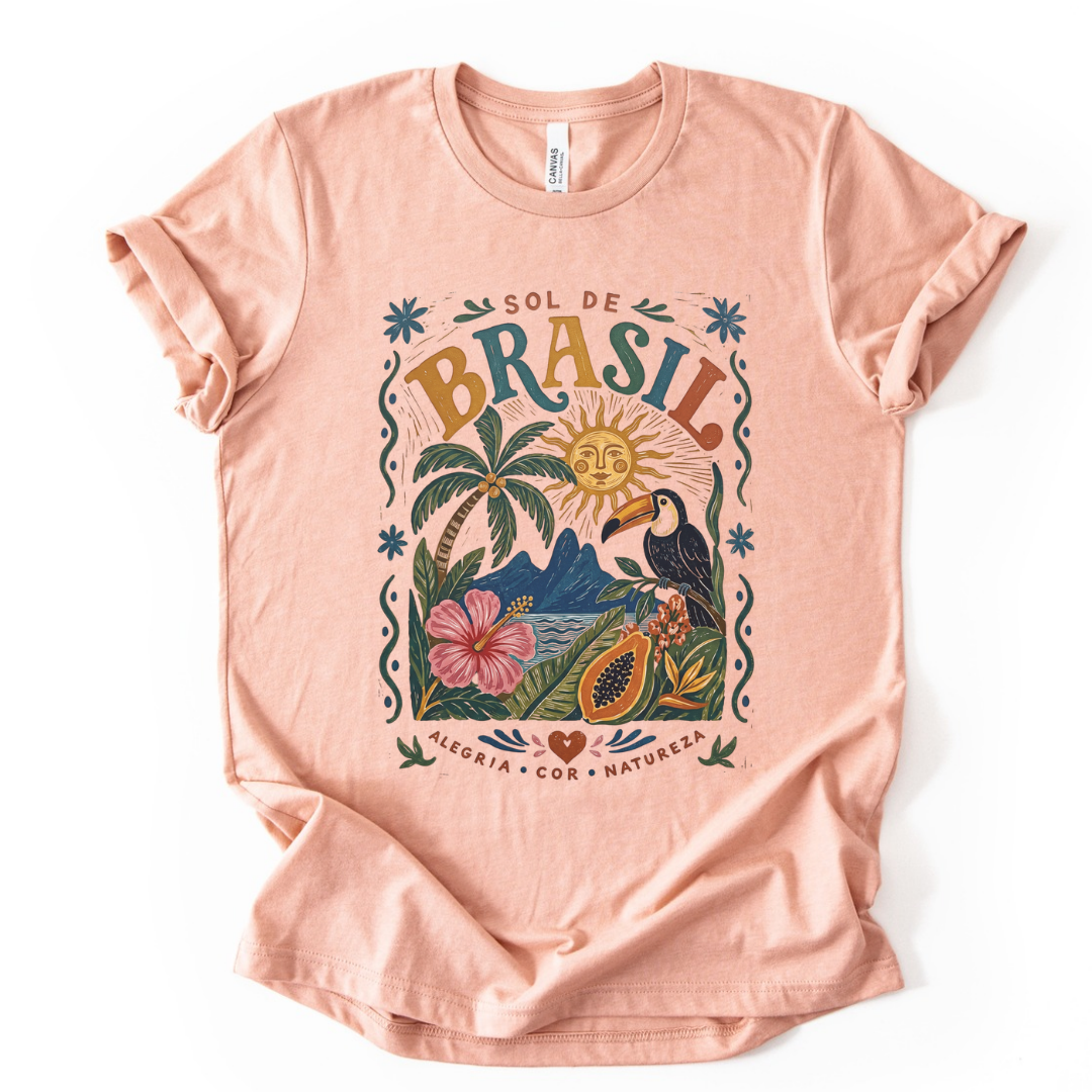 Brazil - Bella Canvas Super Soft Straight Cut T shirt