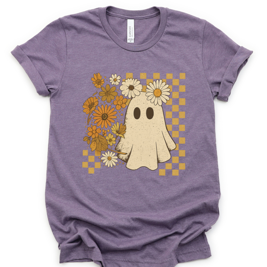 Floral Ghost - Bella Canvas Super Soft T Shirt