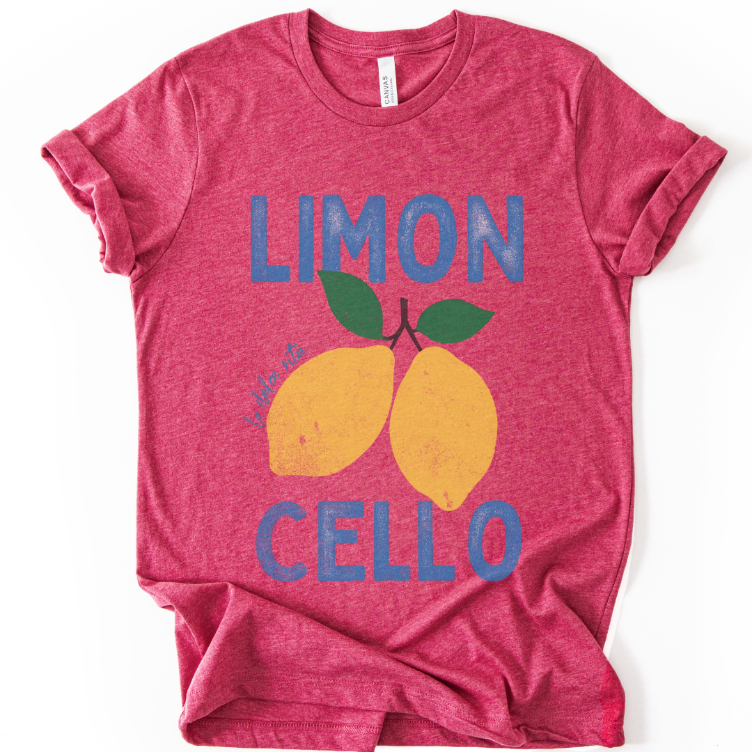 Limon Cello, Vintage Tee - Bella Canvas Super Soft T Shirt