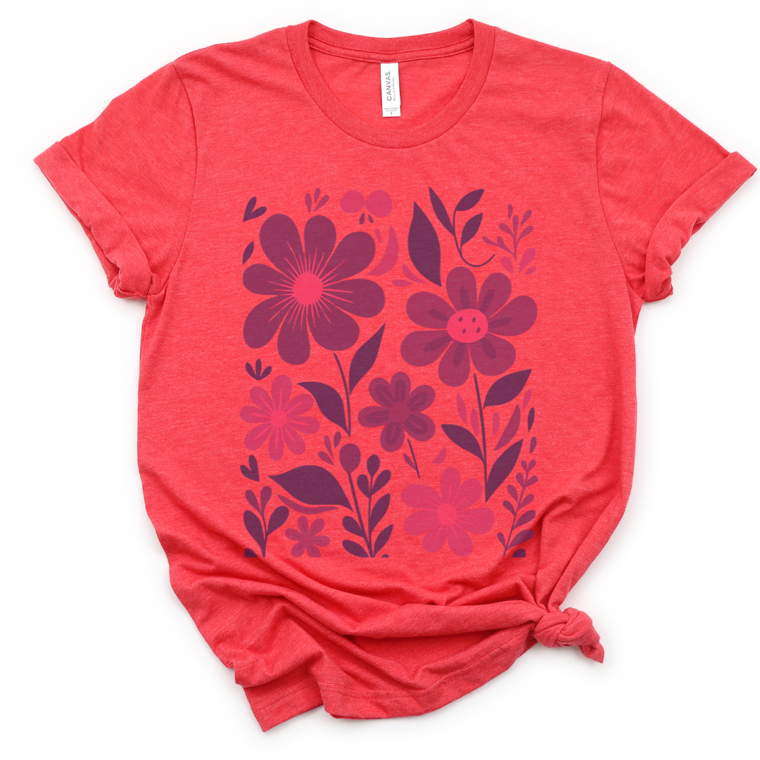 Floral Riot - Bella Canvas Super Soft T Shirt