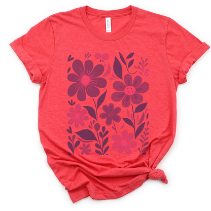Floral Riot - Bella Canvas Super Soft T Shirt