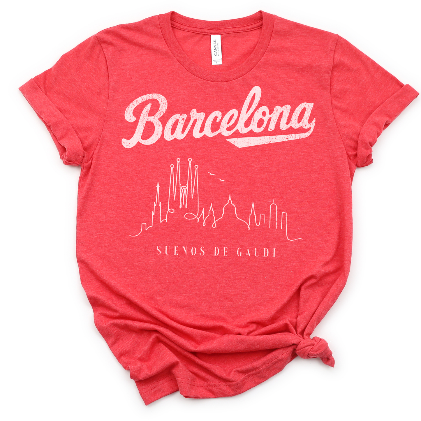 Barcelona, Dreams of Gaudi - Bella Canvas Super Soft T Shirt