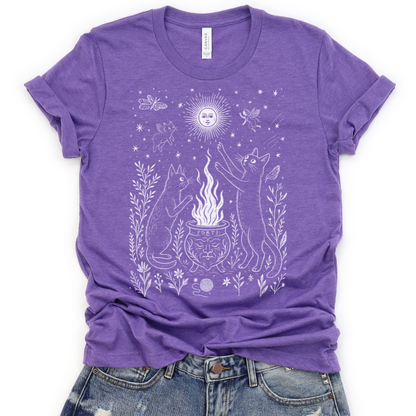 Midnight Meowgic - Bella Canvas Super Soft T Shirt