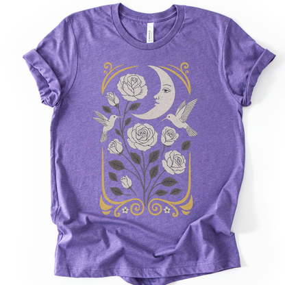 Moonlight Floral  - Bella Canvas Super Soft T Shirt