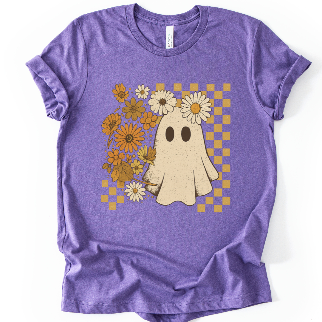 Floral Ghost - Bella Canvas Super Soft T Shirt