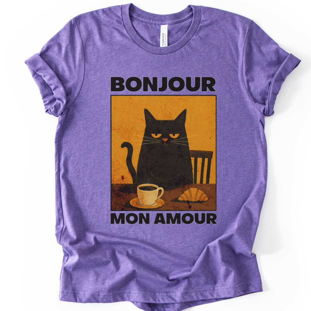Bonjour Mon Amour - Bella Canvas Super Soft T Shirt