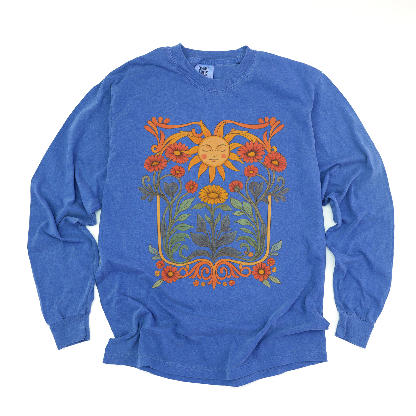 Helia's Garden - Comfort Colors Premium Long Sleeve T Shirt
