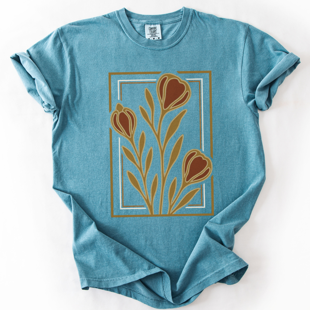 Floraison Noire - Comfort Colors Relaxed Fit Premium T Shirt