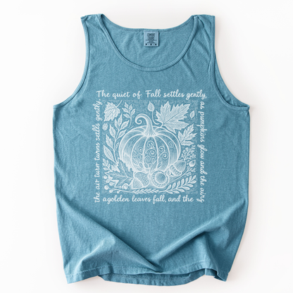 The Quiet Of Fall - Comfort Colors Premium Tank Top
