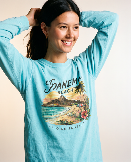Ipanema - Comfort Colors Long Sleeve Premium T Shirt