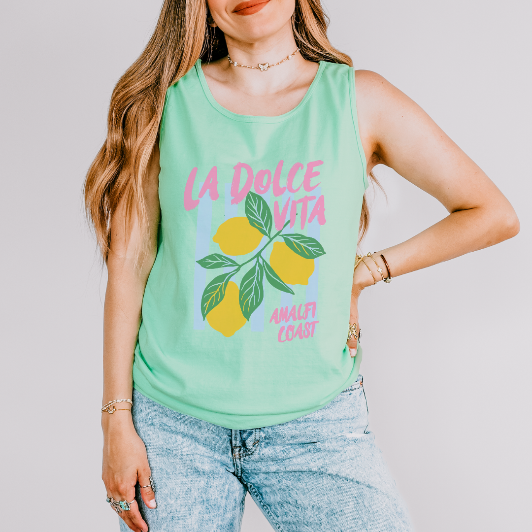 La Dolce Vita - Comfort Colors Premium Tank Top