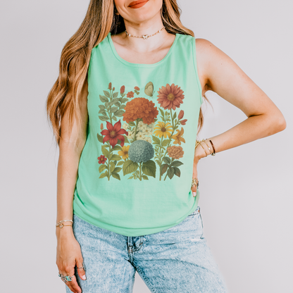 Hydrangea Bloom - Comfort Colors Premium Tank Top