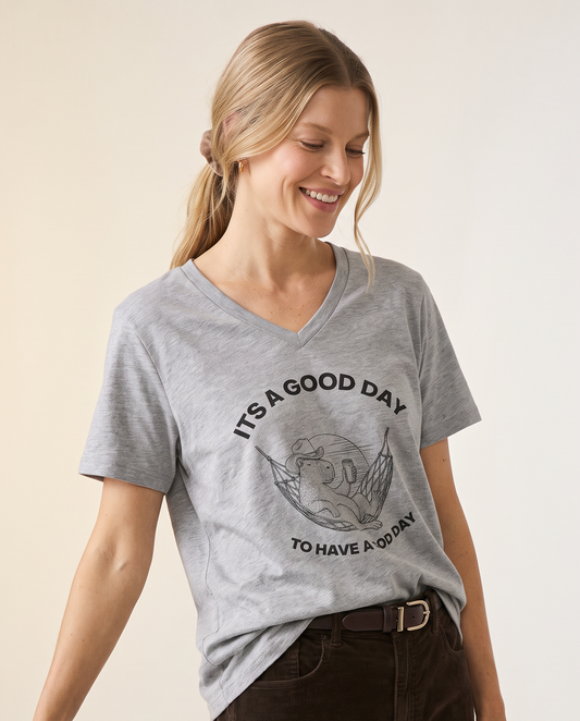 It's A Good Day To Have A Good Day - Super Soft V Neck