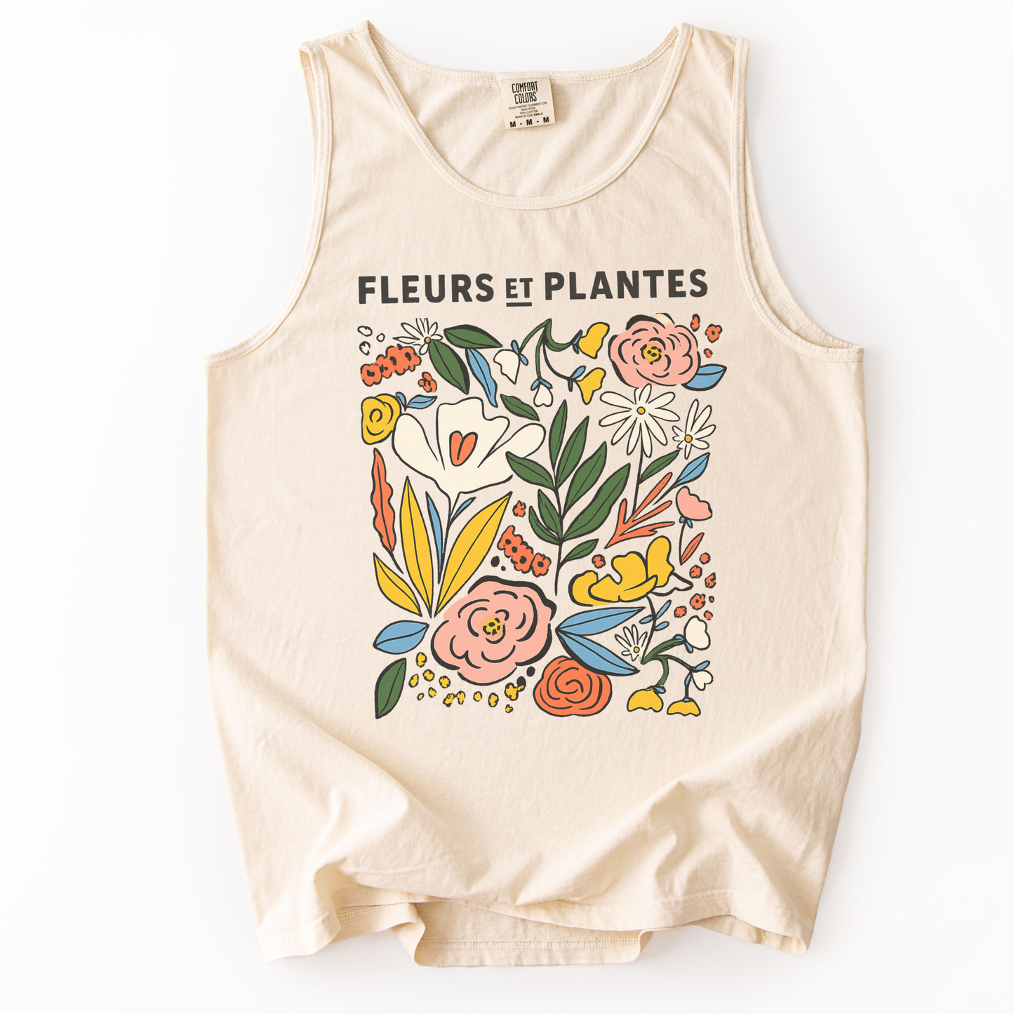Fleurs Et Plantes - Comfort Colors Premium Tank Top