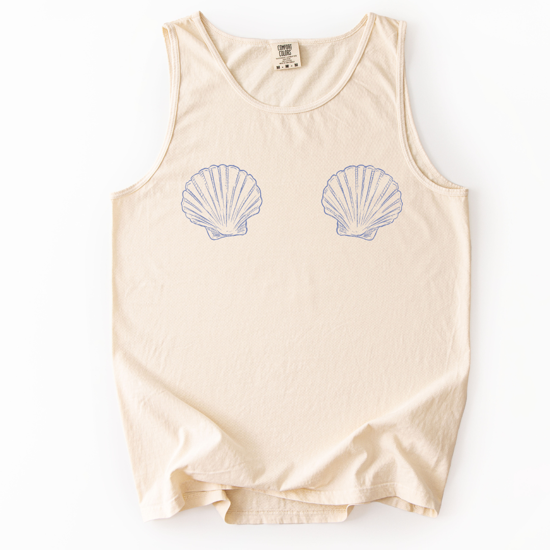 She Shells - Comfort Colors Premium Tank Top