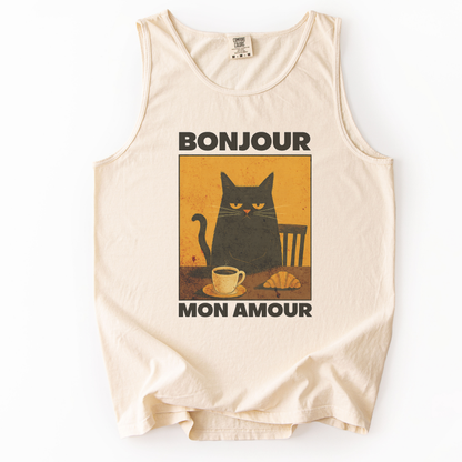 Bonjour Mon Amour - Comfort Colors Premium Tank Top