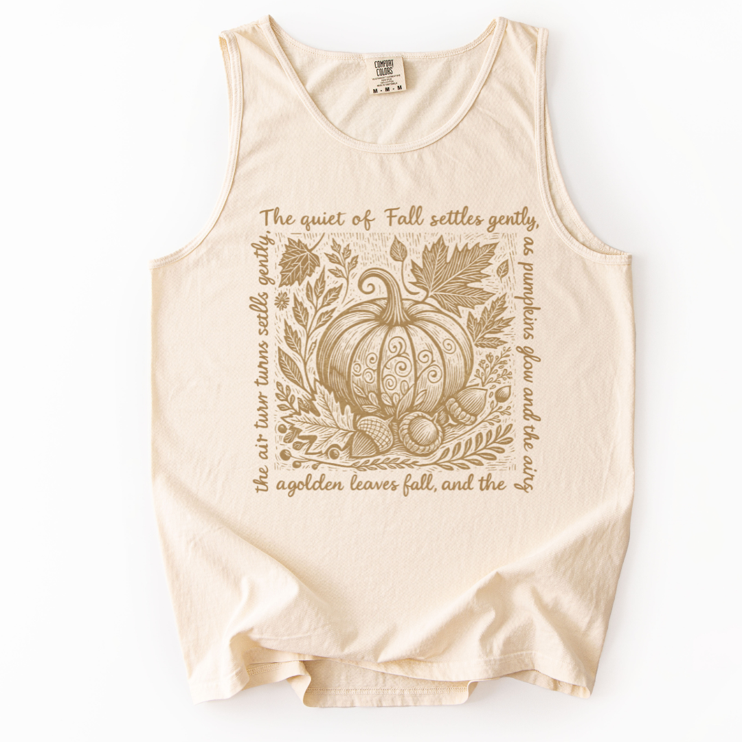 The Quiet Of Fall - Comfort Colors Premium Tank Top