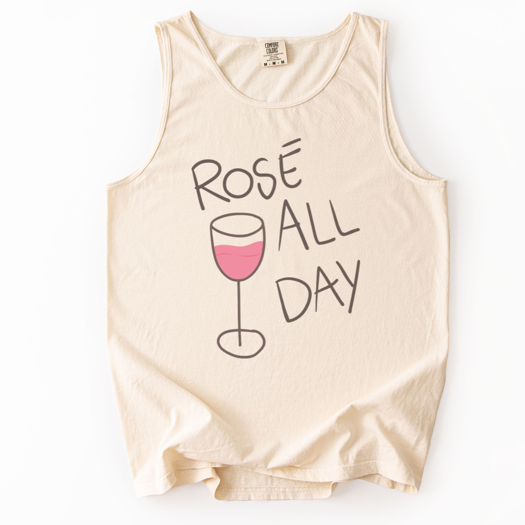 Rose All Day - Comfort Colors Premium Tank Top