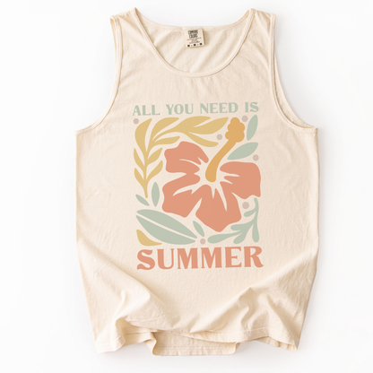 All You Need Is Summer - Comfort Colors Premium Tank Top