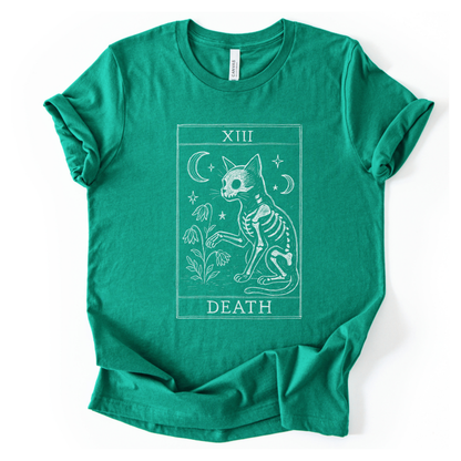 Tarot Card of Death - Bella Canvas Super Soft Straight Cut T shirt