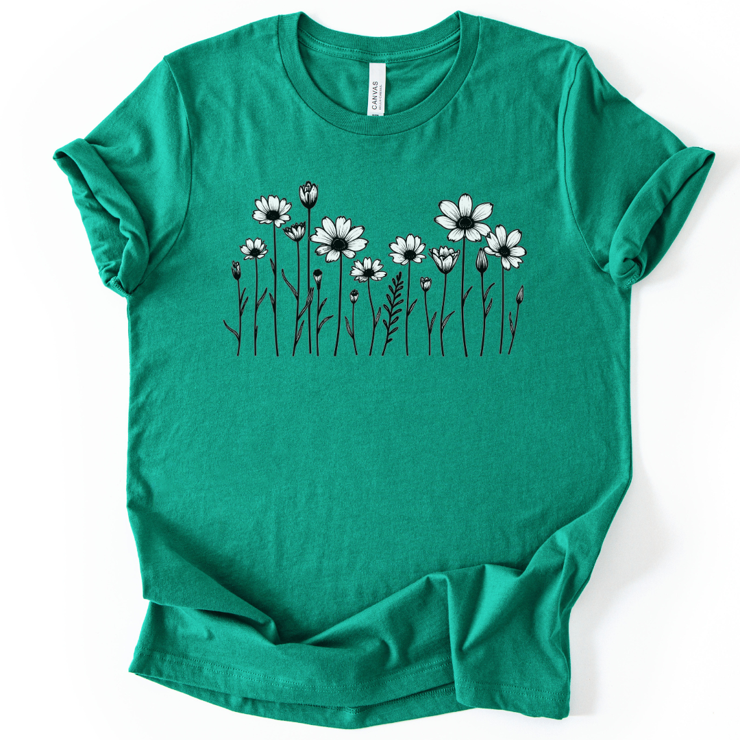 Daisy Chain - Bella Canvas Super Soft Straight Cut T shirt