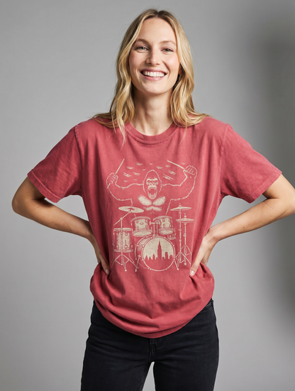 King Kong's Drum Solo - Comfort Colors Relaxed Fit Premium T Shirt