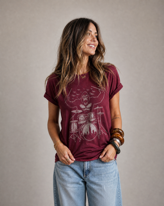 King Kong's Drum Solo - Bella Canvas Super Soft Standard Fit T Shirt