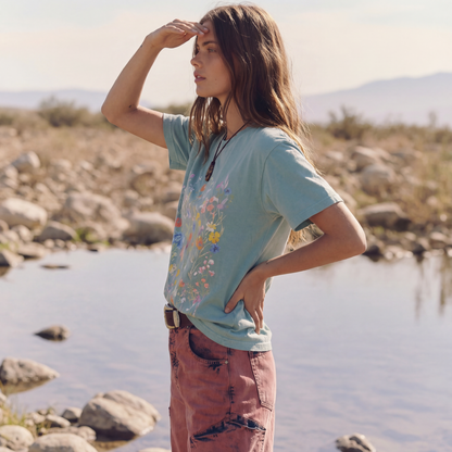 Floral Medley -  Comfort Colors Relaxed Fit Premium T Shirt