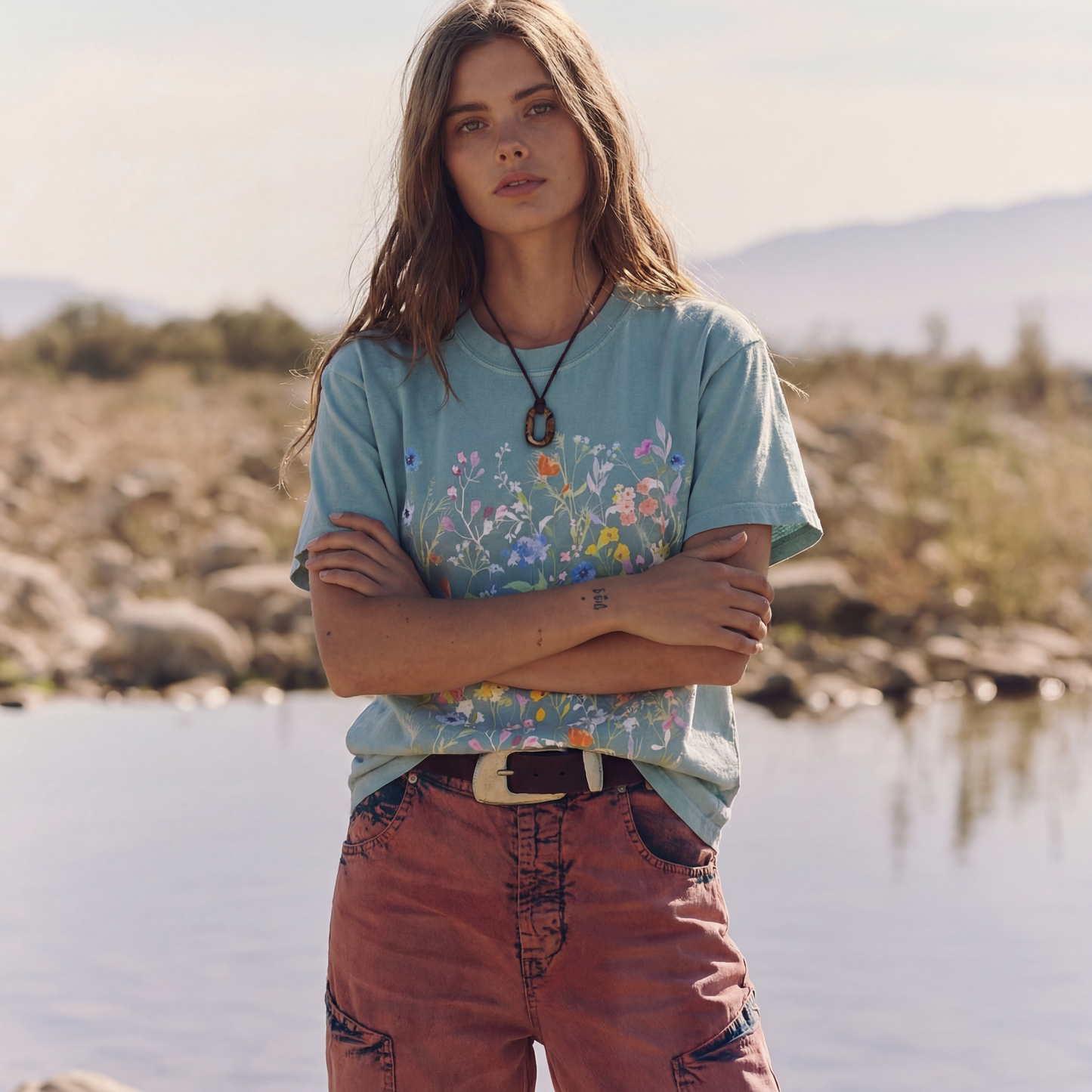 Floral Medley -  Comfort Colors Relaxed Fit Premium T Shirt