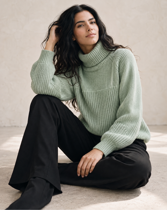 Knit Turtleneck Sweater