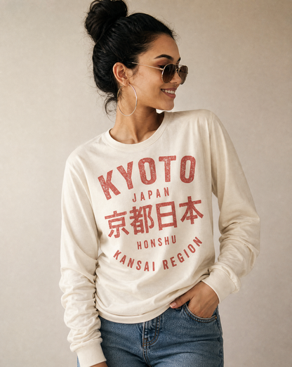 KYOTO - Comfort Colors Long Sleeve Premium T Shirt