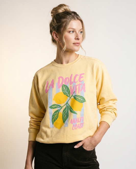 La Dolce Vita - Comfort Colors Premium Heavyweight Sweatshirt