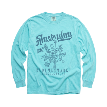 Amsterdam - Comfort Colors Premium Long Sleeve T Shirt