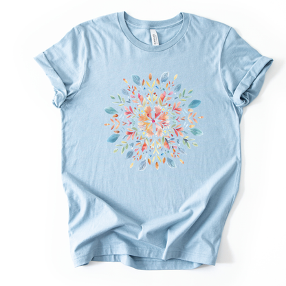 Plant Mandala - Bella Canvas Super Soft Standard Fit T Shirt