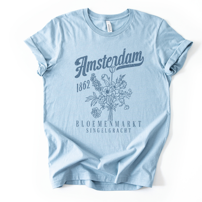 Amsterdam Flower Market - Bella Canvas Super Soft T Shirt