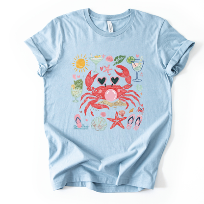 Crab - Bella Canvas Super Soft Straight Cut T shirt