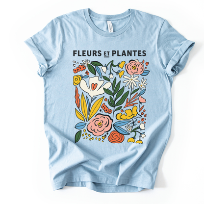 Fleurs Et Plantes - Bella Canvas Super Soft T Shirt