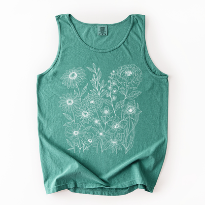 Petal Cartography - Comfort Colors Premium Tank Top